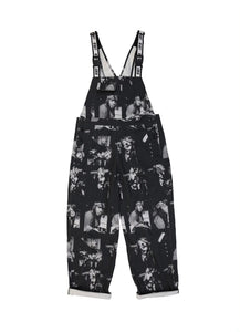 AALIYAH AT UR BEST JUMPER ブルデニムオーバーオール / PATTERN PRINT