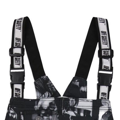AALIYAH AT UR BEST JUMPER ブルデニムオーバーオール / PATTERN PRINT