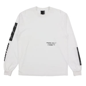 TRANSFORM LS TEE 長袖Tシャツ / WHITE