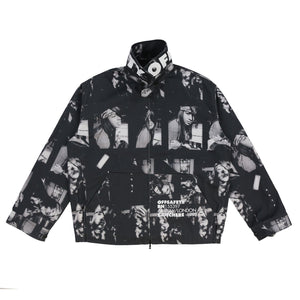 AALIYAH AT UR BEST JACKET ブルデニムジャケット / PATTERN PRINT