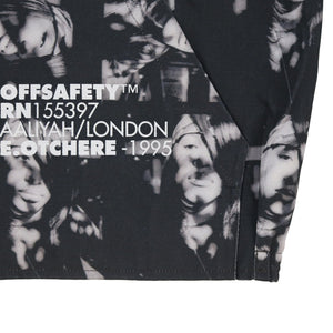 AALIYAH AT UR BEST JACKET ブルデニムジャケット / PATTERN PRINT