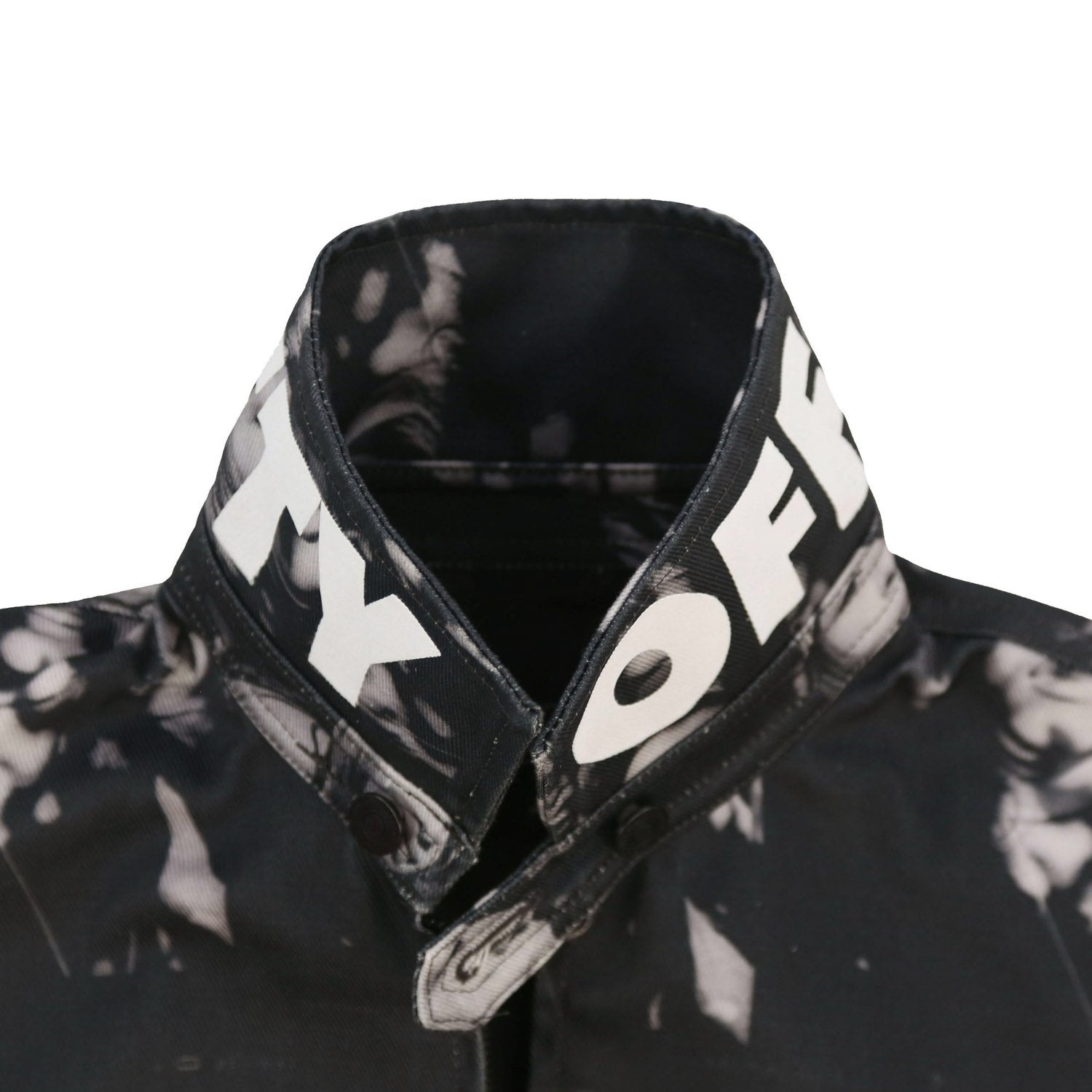 AALIYAH AT UR BEST JACKET ブルデニムジャケット / PATTERN PRINT
