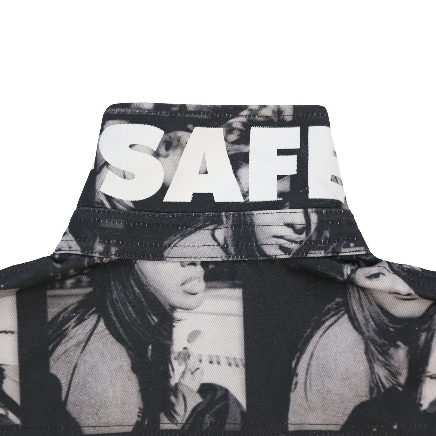 AALIYAH AT UR BEST JACKET ブルデニムジャケット / PATTERN PRINT