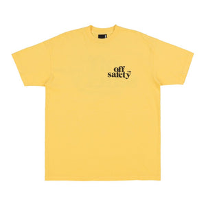 SHOOT FIRST PROCESS LATER TEE Tシャツ / YELLOW