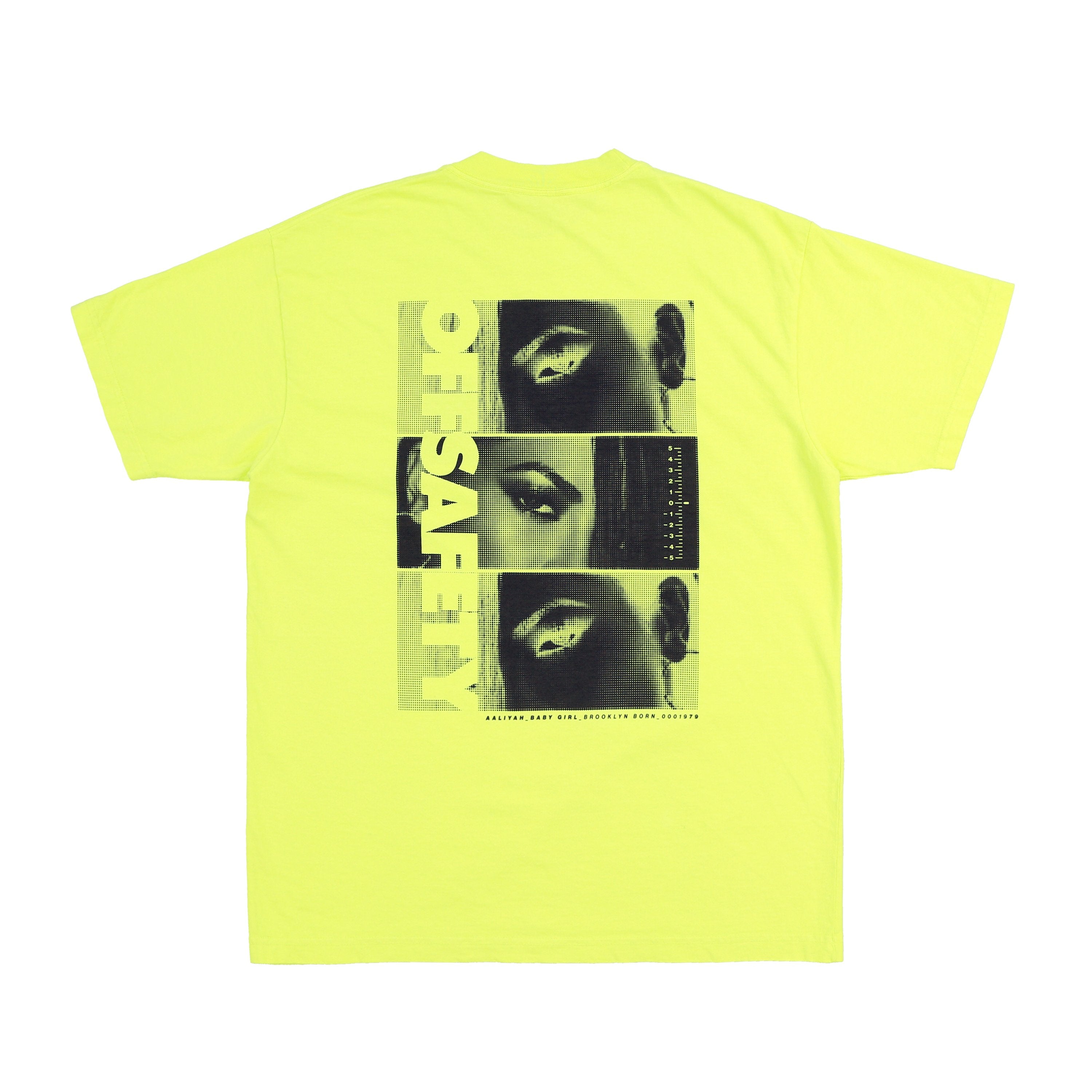 AALIYAH EYES TEE Tシャツ / SAFETY YELLOW