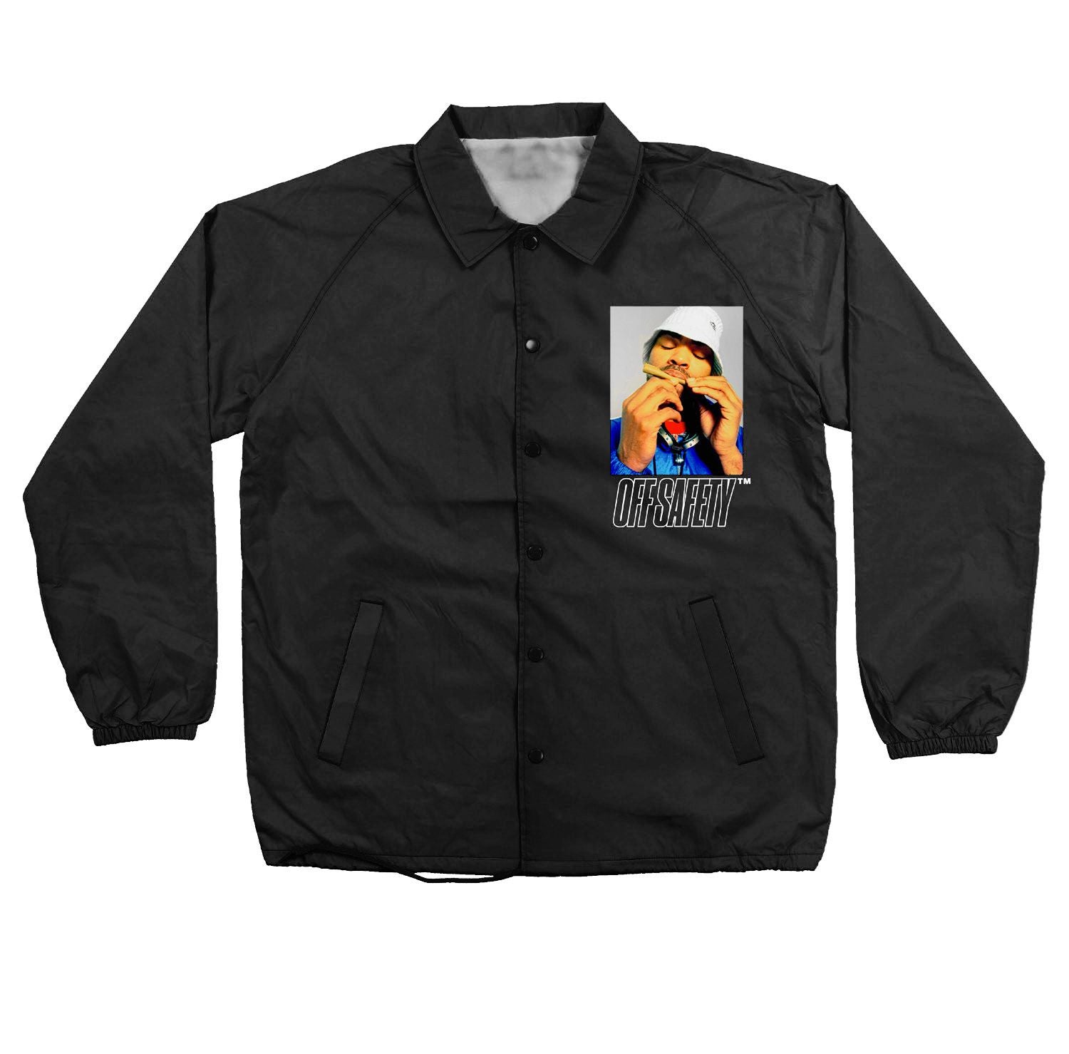 HOW HIGH COACH JACKET コーチジャケット / BLACK