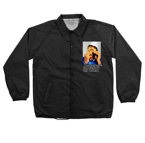 HOW HIGH COACH JACKET コーチジャケット / BLACK