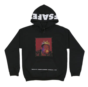 BIGGIE SMILES HOODIE パーカー / BLACK